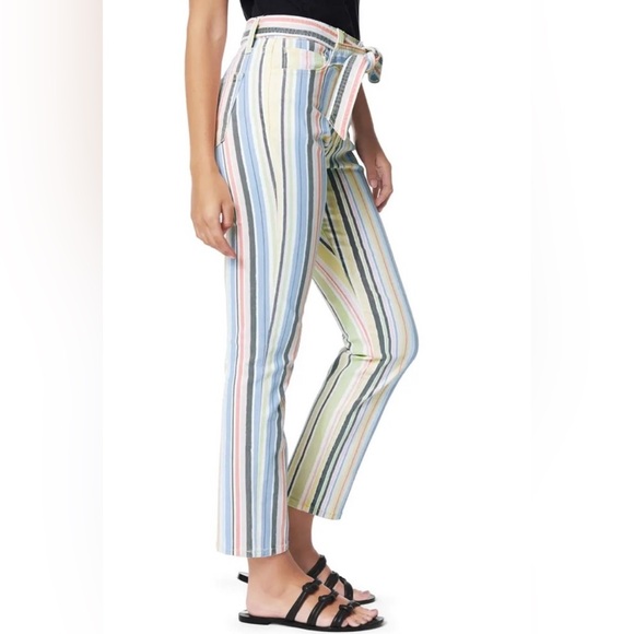 NWT - Joe’s Women’s The Luna High Rise Cigarette Ankle Striped Jeans - Size 31 - Picture 3 of 12